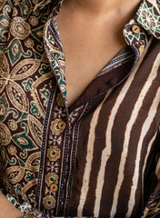 Vanya – Tribal Fusion Pure Muslin Designer Shirt