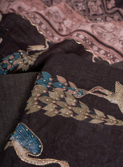 Premium Wine Linen Suit Set with Graceful Dupatta