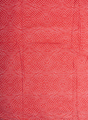 Pure Cotton Cambric Bandhani Pattern Block Print Fabric