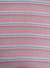 Satin Multi Color Strips Digital Print Fabric.