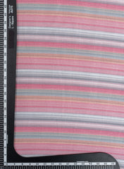 Satin Multi Color Strips Digital Print Fabric.