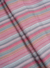 Satin Multi Color Strips Digital Print Fabric.