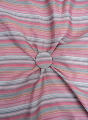 Satin Multi Color Strips Digital Print Fabric.