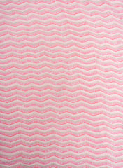 Satin Rose Pink Color Zig Zag Pattern Digital Print Fabric.