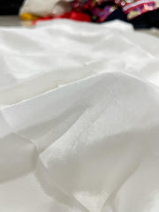 White Dyeable Pure Crepe Fabric