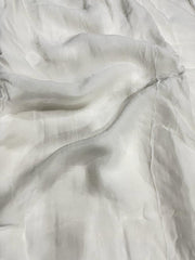 White Dyeable  Viscose Oraganza Fabric