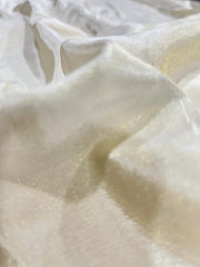 White Dyebale Tissue Organza