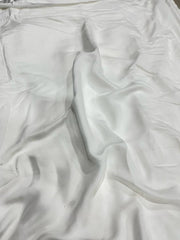 White Dyeable Pure Modal Satin Fabric