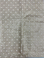 (Pre Cut 2.5Meter)Zari Embroidery With Gold Sequins Pure Georgette Fabric